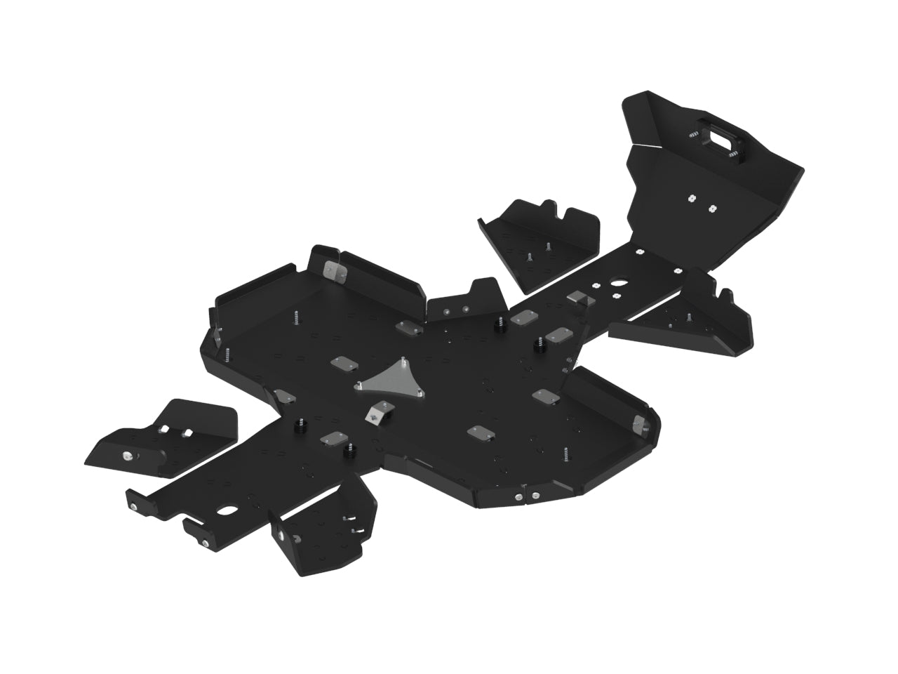 Kit plaques de protection plastique pour quad CFORCE 600 (2020+), CFORCE 625 (-2022) (plastic) – protection châssis complète, robuste et durable