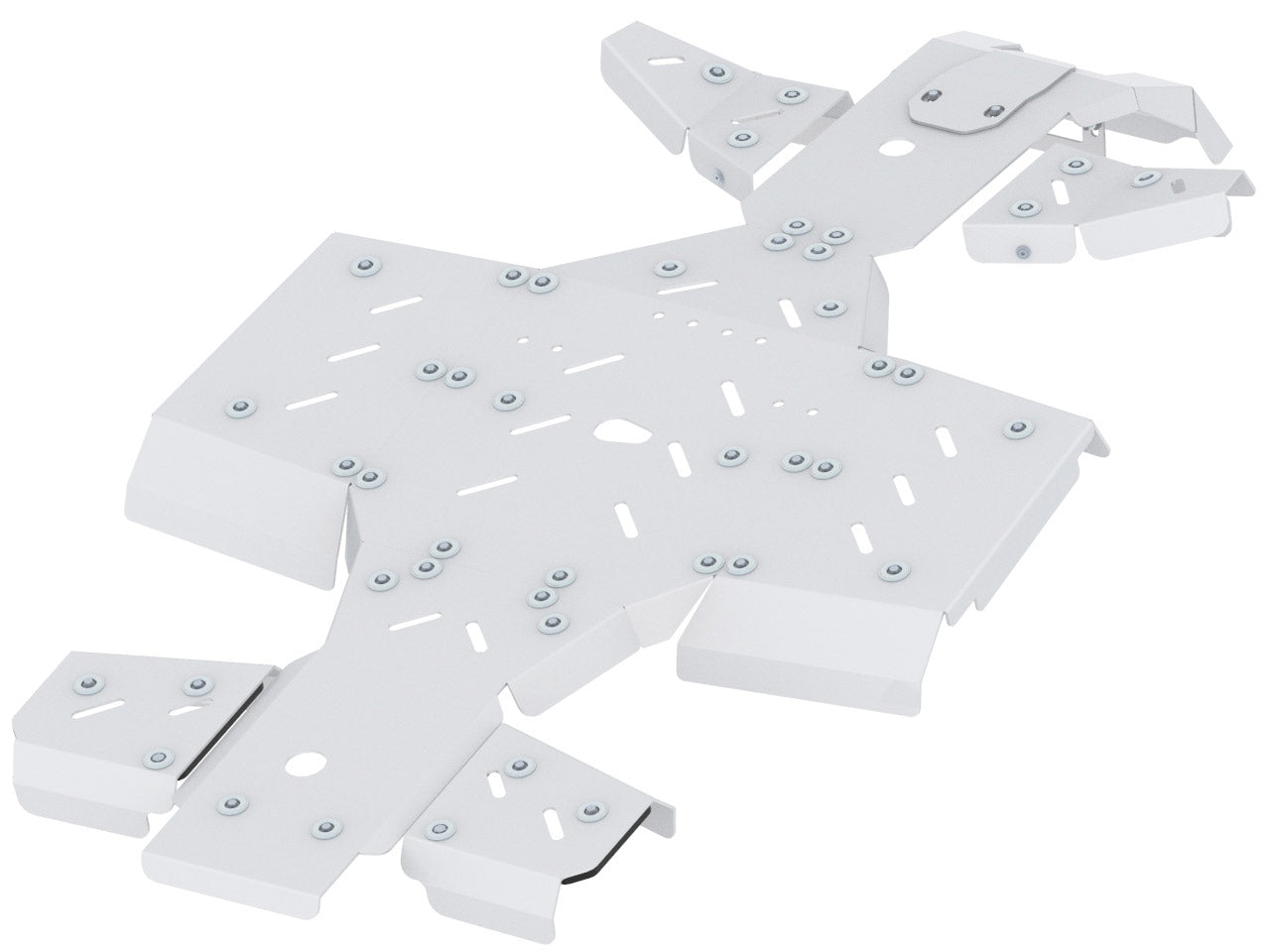 Kit plaques de protection aluminium pour quad MXU 700 (2020+) (aluminium) – protection châssis complète, robuste et durable