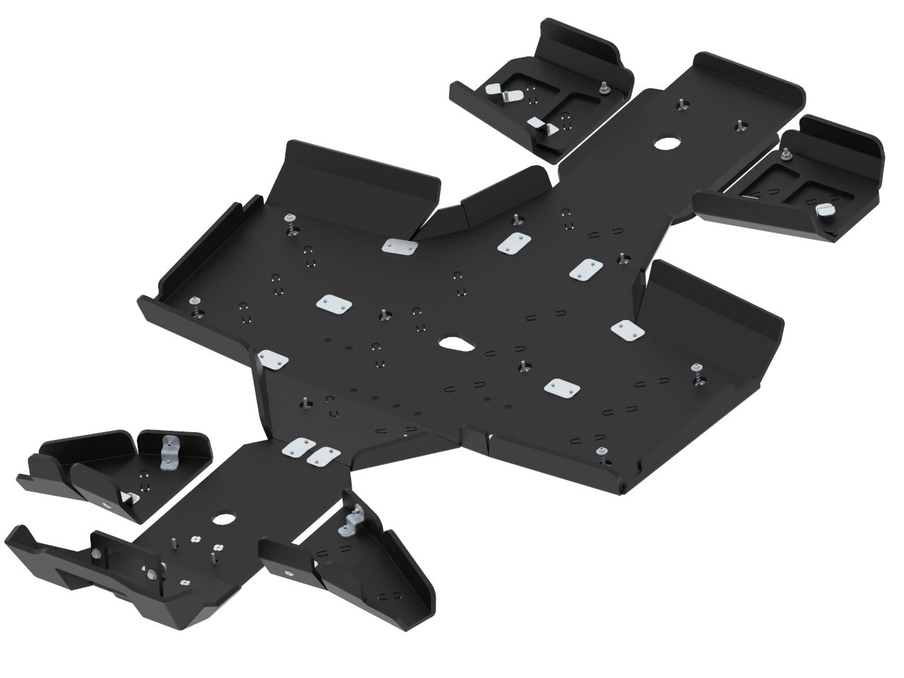 Kit plaques de protection plastique pour quad MXU 700 (2020+) (plastic) – protection châssis complète, robuste et durable