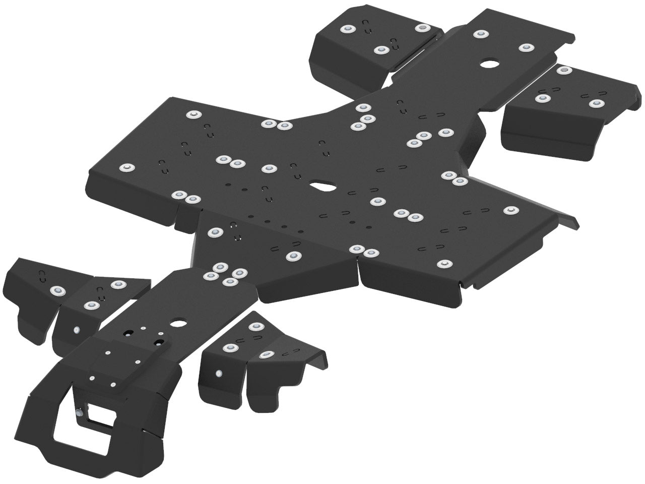 Kit plaques de protection plastique pour quad MXU 700 (2020+) (plastic) – protection châssis complète, robuste et durable