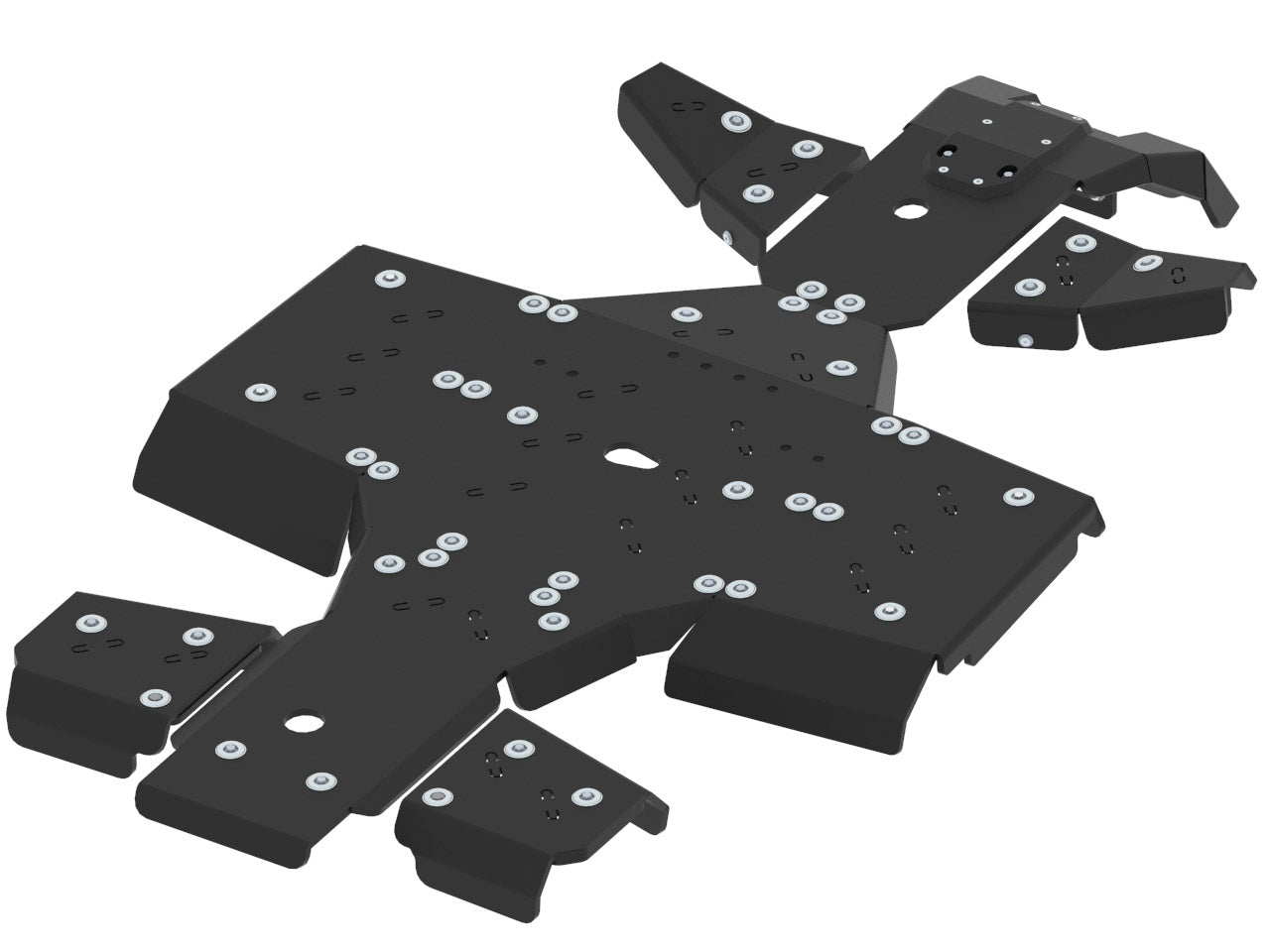 Kit plaques de protection plastique pour quad MXU 700 (2020+) (plastic) – protection châssis complète, robuste et durable