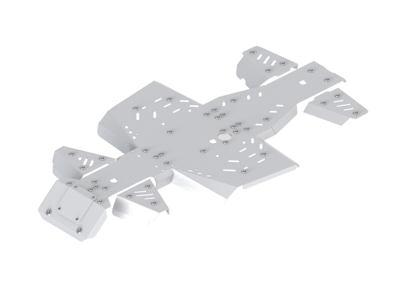 Kit plaques de protection aluminium pour quad Snarler AT6 L (aluminium) – protection châssis complète, robuste et durable