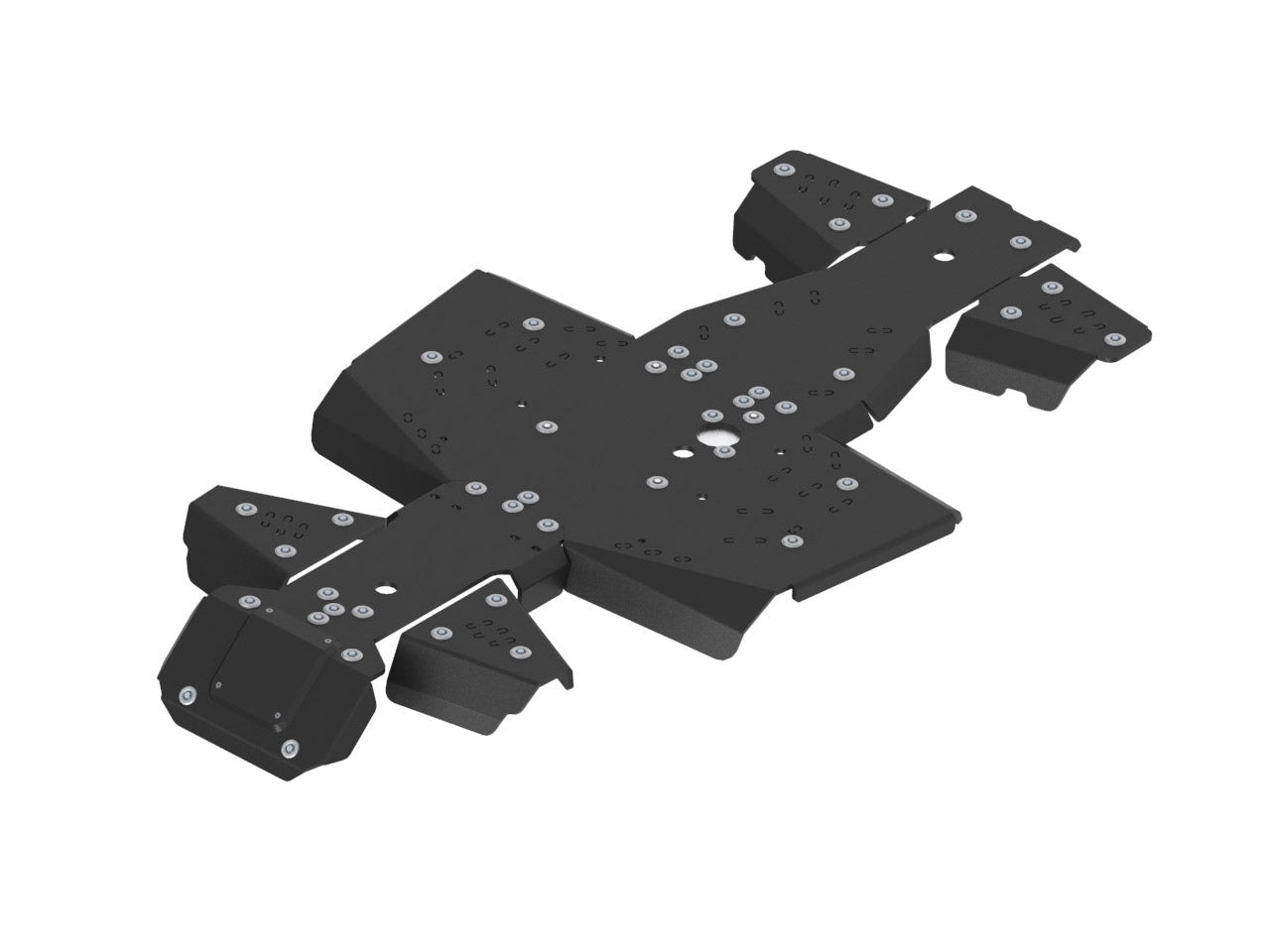 Kit plaques de protection plastique pour quad Snarler AT6 L (HDPE plastic) – protection châssis complète, robuste et durable
