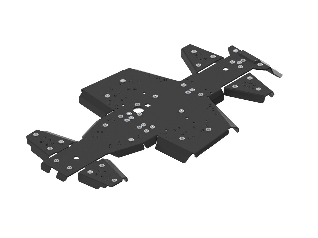 Kit plaques de protection plastique pour quad Snarler AT6 L (HDPE plastic) – protection châssis complète, robuste et durable