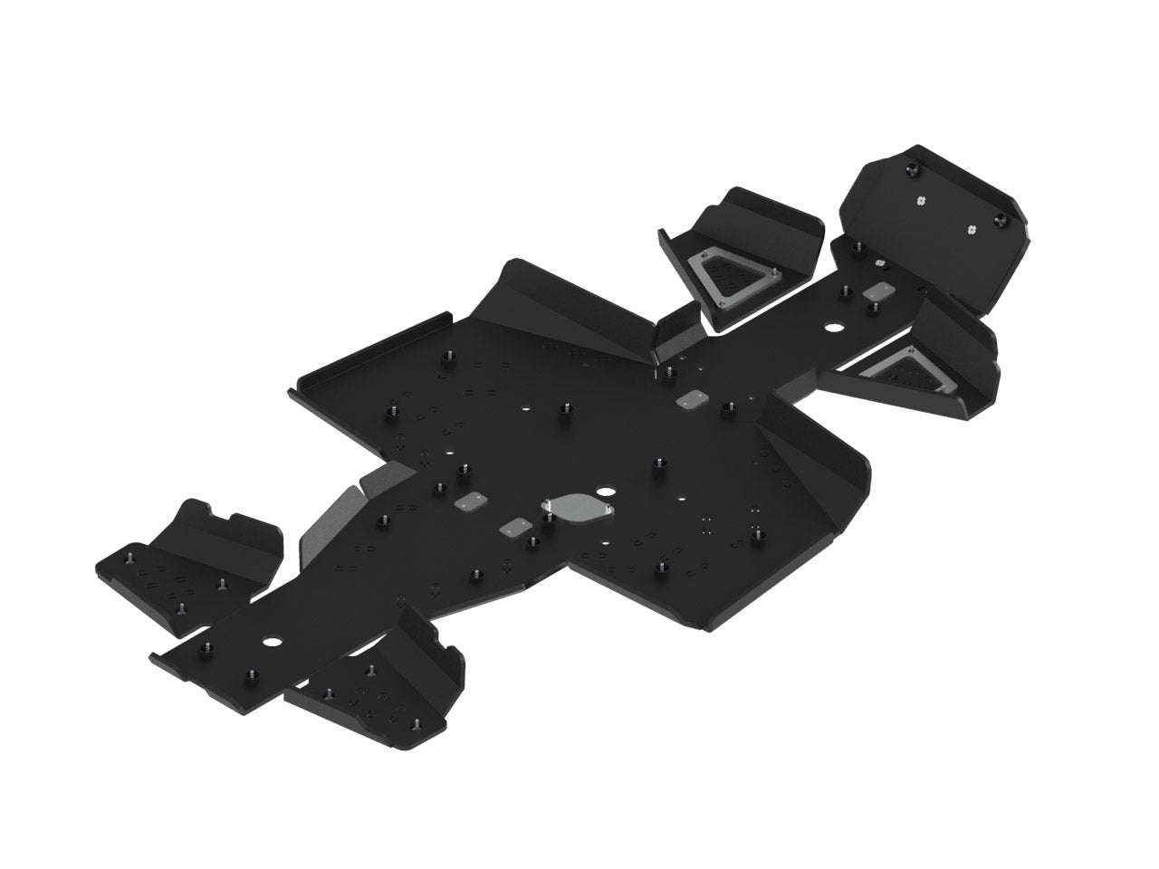 Kit plaques de protection plastique pour quad Snarler AT6 L (HDPE plastic) – protection châssis complète, robuste et durable