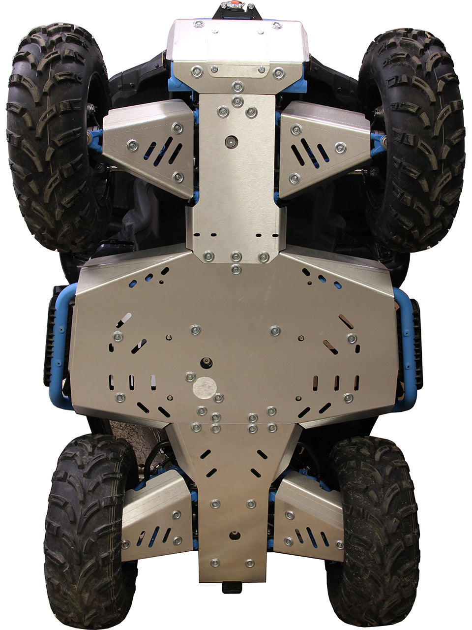 Kit plaques de protection aluminium pour quad Snarler AT6 S (aluminium) – protection châssis complète, robuste et durable