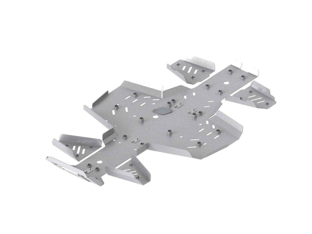 Kit plaques de protection aluminium pour quad Snarler AT6 S (aluminium) – protection châssis complète, robuste et durable