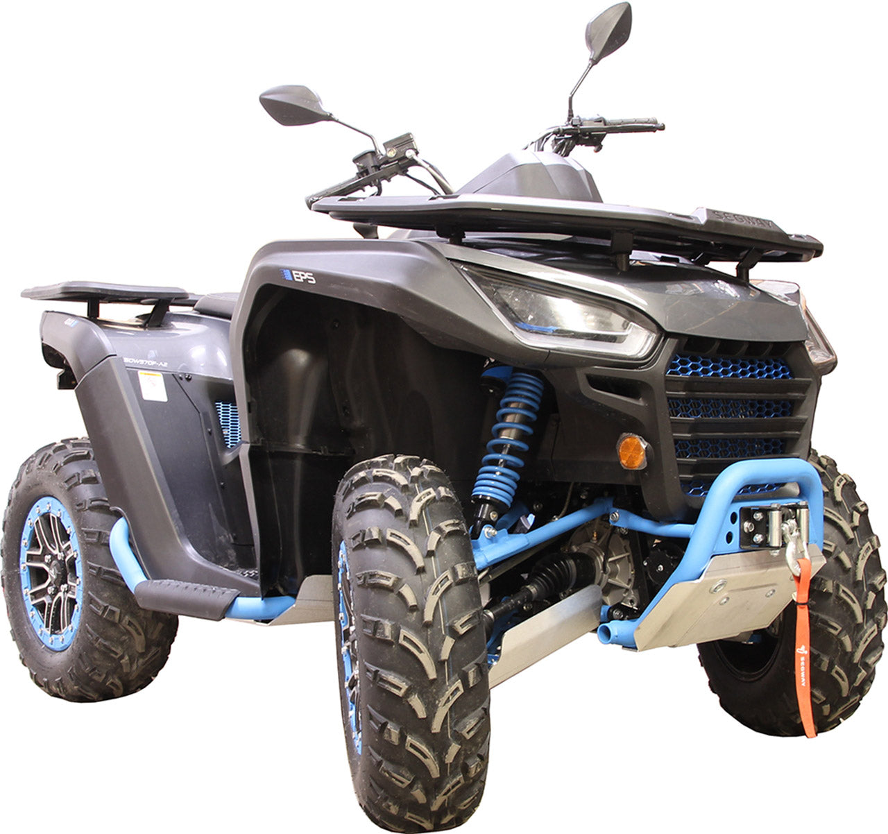 Kit plaques de protection aluminium pour quad Snarler AT6 S (aluminium) – protection châssis complète, robuste et durable