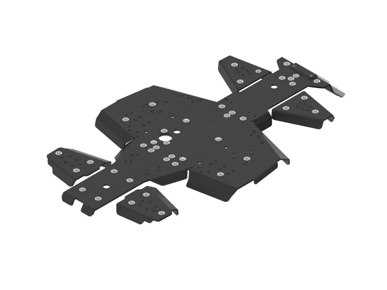 Kit plaques de protection plastique pour quad Snarler AT6 S (plastic) – protection châssis complète, robuste et durable