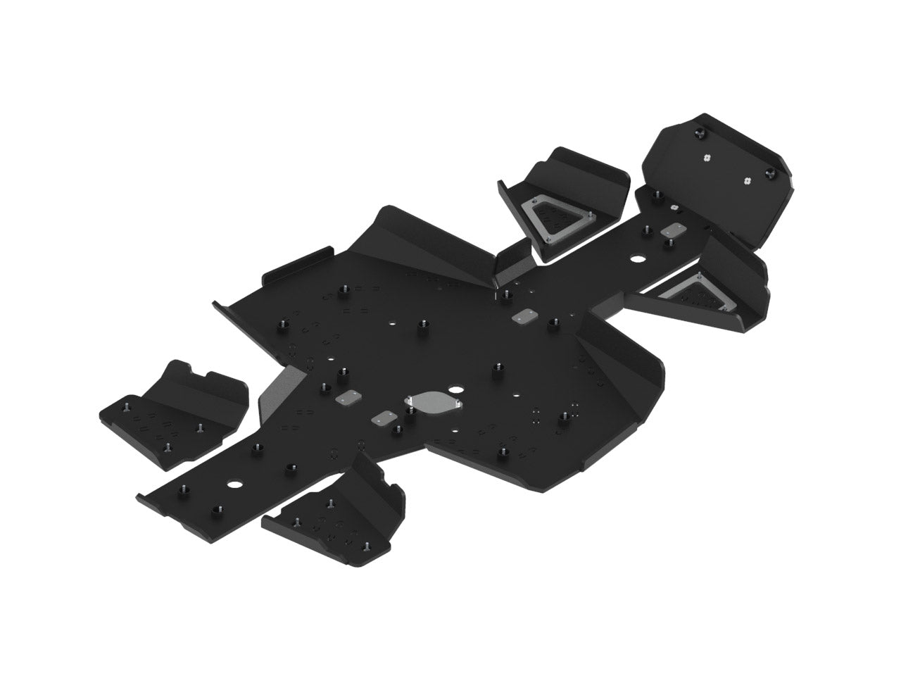 Kit plaques de protection plastique pour quad Snarler AT6 S (plastic) – protection châssis complète, robuste et durable