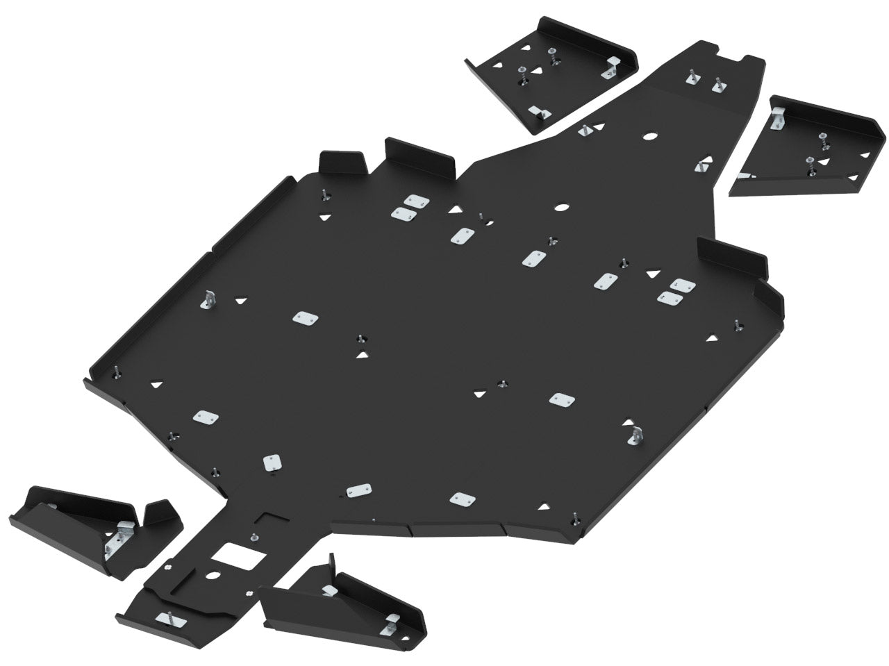 Kit plaques de protection plastique pour quad Ranger 1000 (2021+), Ranger 1000 XP (2021+) (plastic) – protection châssis complète, robuste et durable