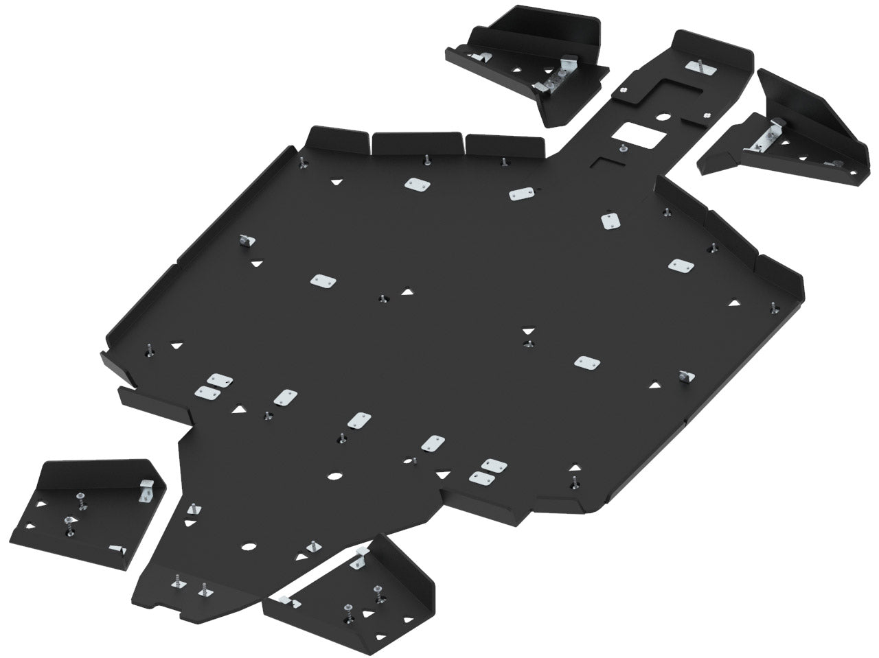 Kit plaques de protection plastique pour quad Ranger 1000 (2021+), Ranger 1000 XP (2021+) (plastic) – protection châssis complète, robuste et durable