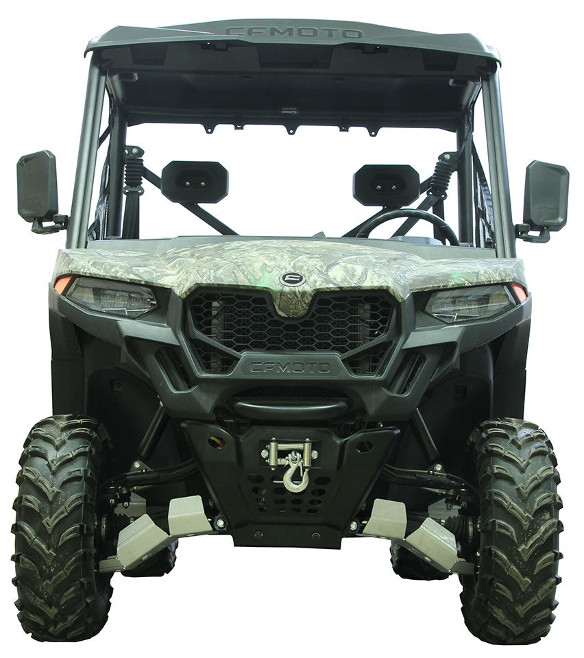 Kit plaques de protection aluminium pour quad UFORCE 600 (aluminium/plastic) – protection châssis complète, robuste et durable