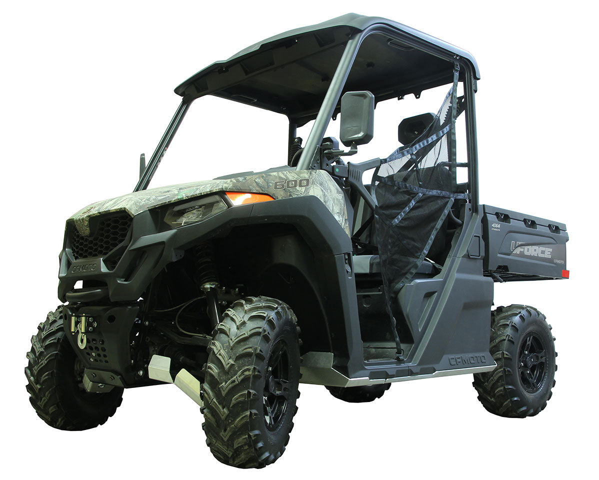 Kit plaques de protection aluminium pour quad UFORCE 600 (aluminium/plastic) – protection châssis complète, robuste et durable