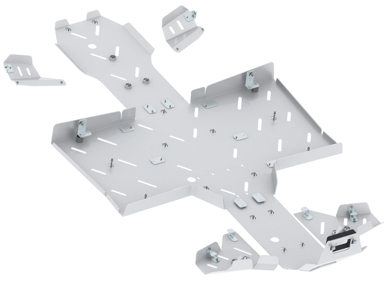 Kit plaques de protection aluminium pour quad Pathcross 1000 L, Pathcross 650 L, Pathcross 850 L (aluminium) – protection châssis complète, robuste et durable