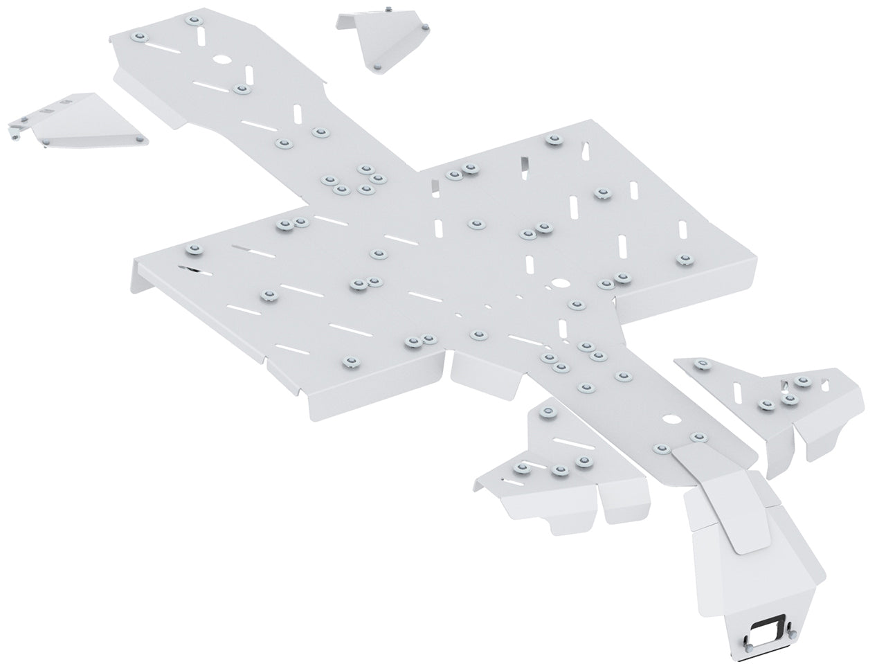 Kit plaques de protection aluminium pour quad Pathcross 1000 L, Pathcross 650 L, Pathcross 850 L (aluminium) – protection châssis complète, robuste et durable