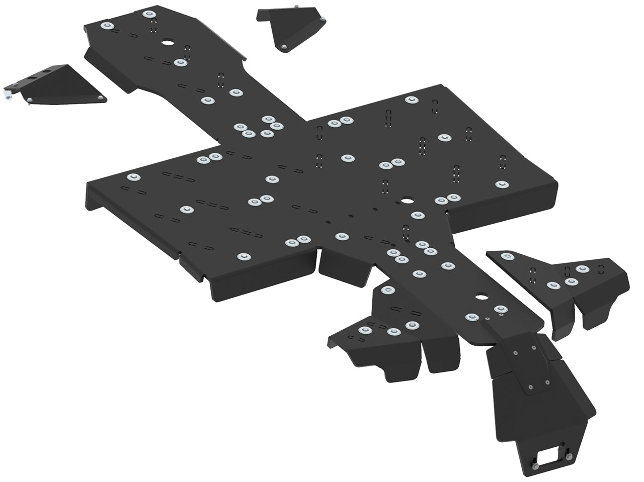 Kit plaques de protection plastique pour quad Pathcross 1000 L, Pathcross 650 L, Pathcross 850 L (plastic) – protection châssis complète, robuste et durable