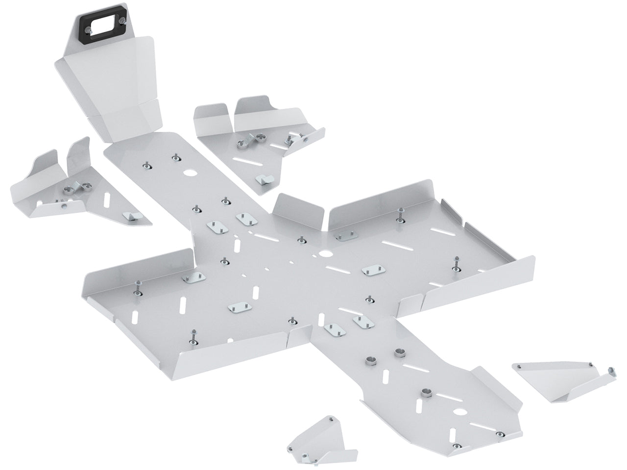 Kit plaques de protection aluminium pour quad Pathcross 1000 S, Pathcross 650 S, Pathcross 850 S (aluminium) – protection châssis complète, robuste et durable