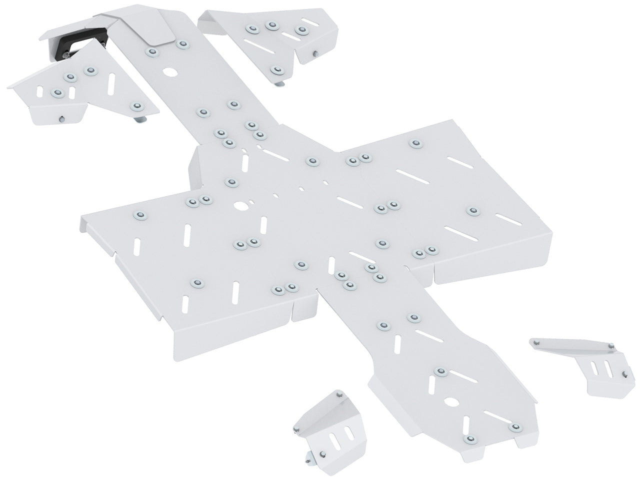 Kit plaques de protection aluminium pour quad Pathcross 1000 S, Pathcross 650 S, Pathcross 850 S (aluminium) – protection châssis complète, robuste et durable