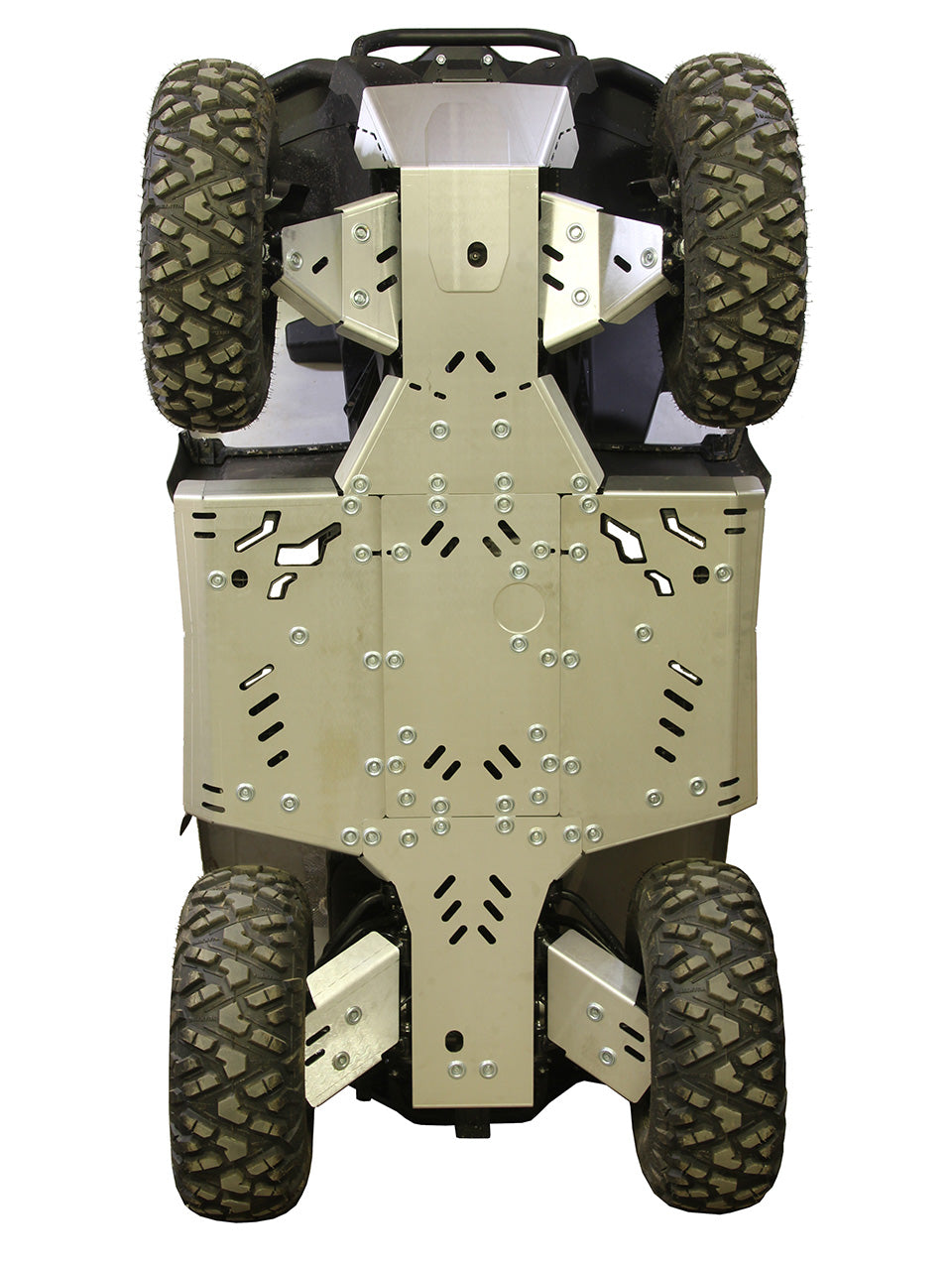 Kit plaques de protection aluminium pour quad CFORCE 450/520-L (2022+) (aluminium) – protection châssis complète, robuste et durable