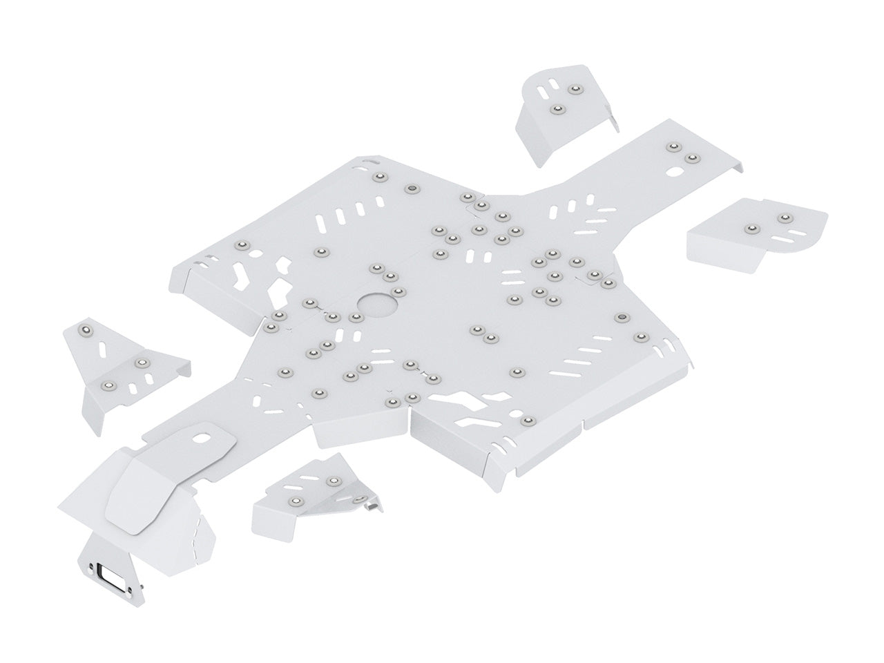 Kit plaques de protection aluminium pour quad CFORCE 450/520-L (2022+) (aluminium) – protection châssis complète, robuste et durable