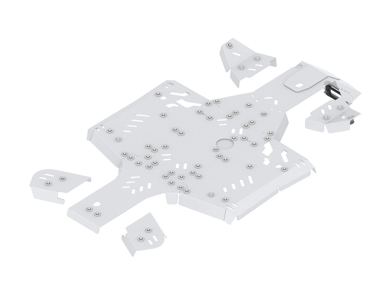 Kit plaques de protection aluminium pour quad CFORCE 450/520-L (2022+) (aluminium) – protection châssis complète, robuste et durable