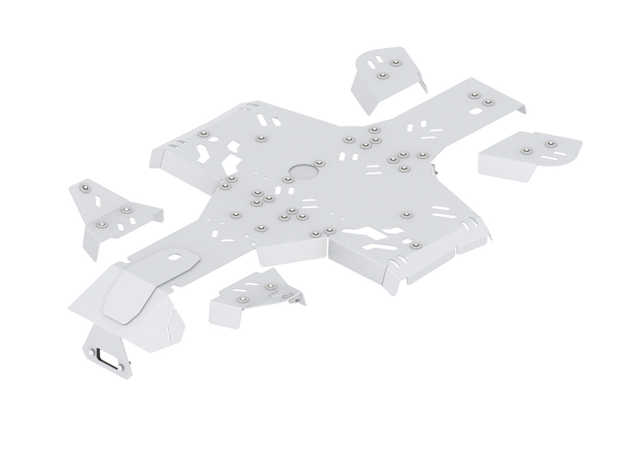 Kit plaques de protection aluminium pour quad CFORCE 450/520-S (2022+) (aluminium) – protection châssis complète, robuste et durable