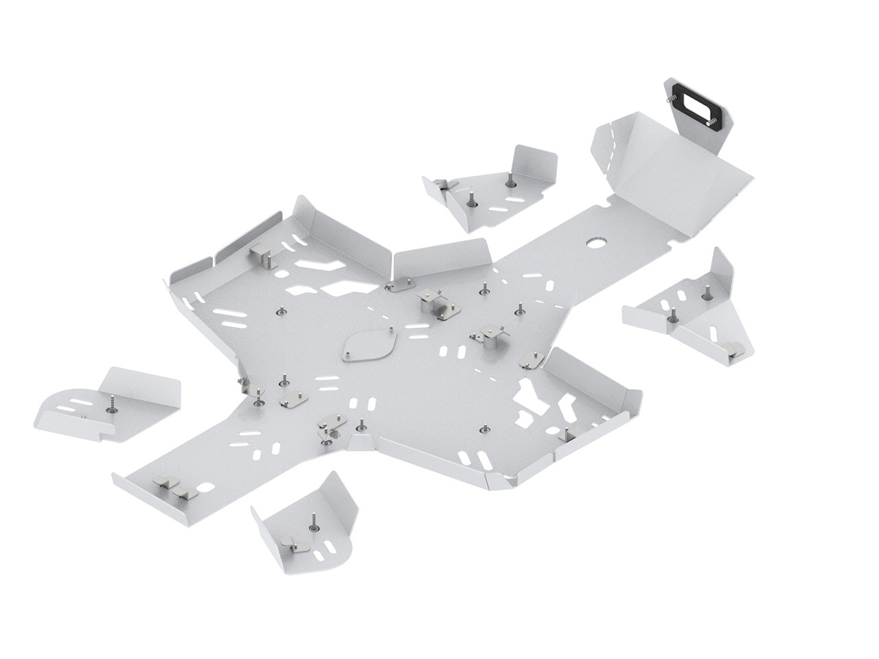 Kit plaques de protection aluminium pour quad CFORCE 450/520-S (2022+) (aluminium) – protection châssis complète, robuste et durable