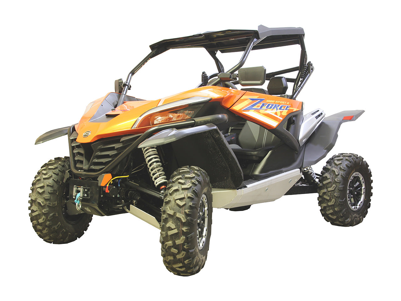 Kit plaques de protection aluminium pour quad ZFORCE 1000 Sport R (aluminium/plastic) – protection châssis complète, robuste et durable