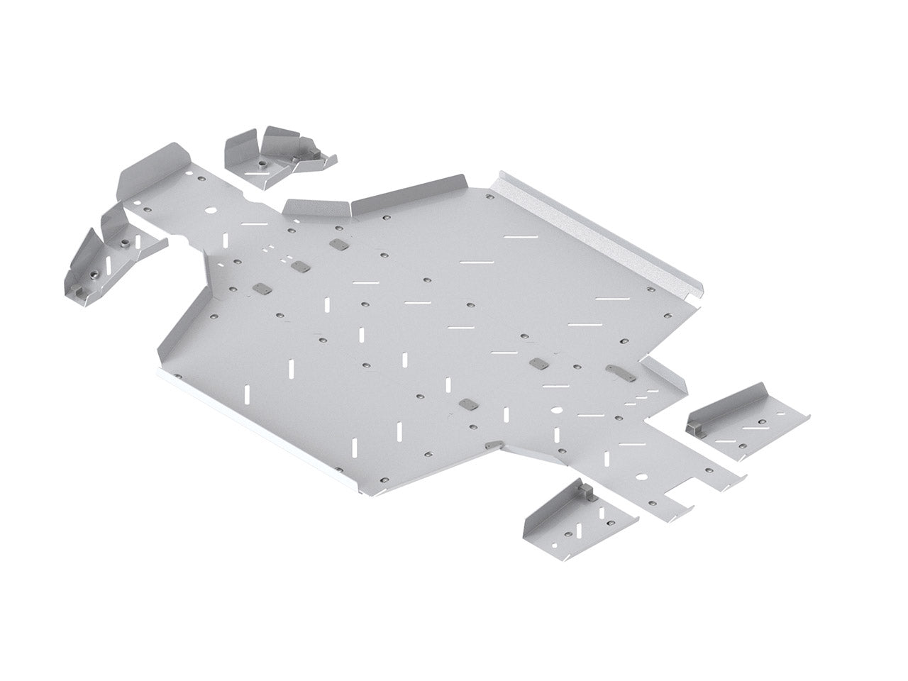 Kit plaques de protection aluminium pour quad UFORCE 1000 (2022+) (aluminium) – protection châssis complète, robuste et durable