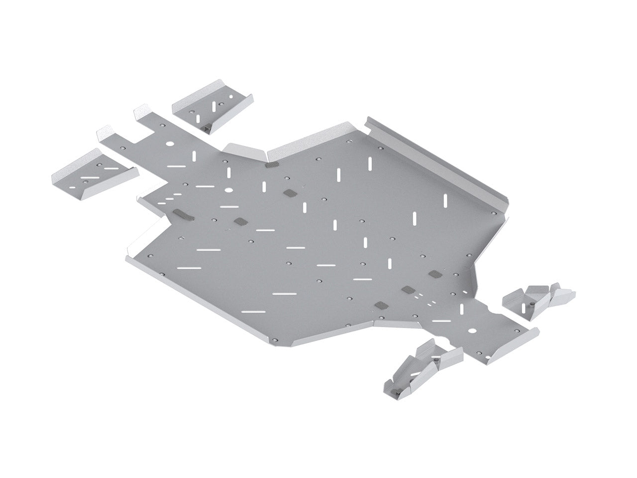 Kit plaques de protection aluminium pour quad UFORCE 1000 (2022+) (aluminium) – protection châssis complète, robuste et durable