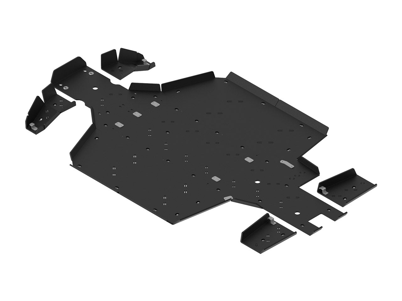 Kit plaques de protection plastique pour quad UFORCE 1000 (2022+) (plastic) – protection châssis complète, robuste et durable