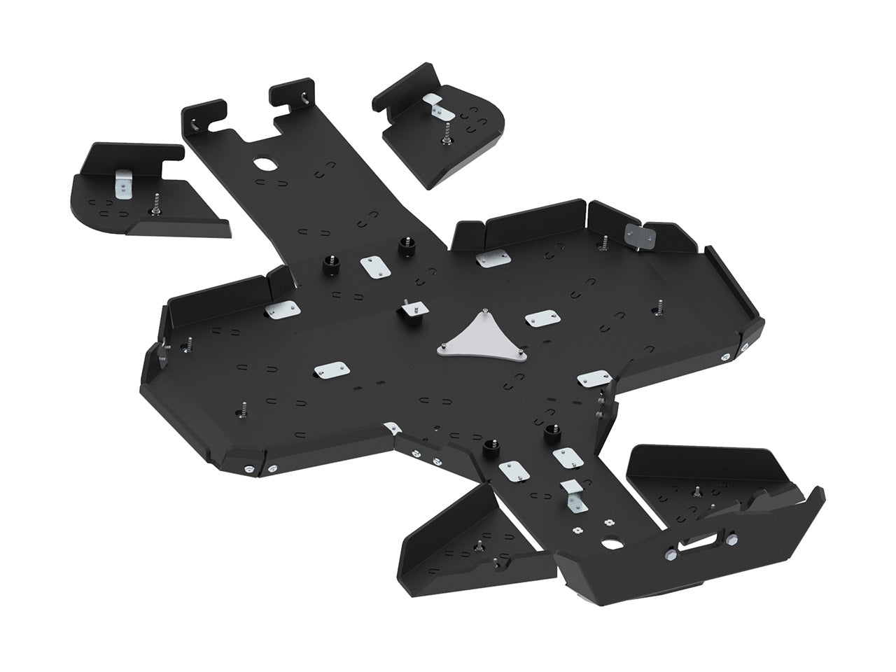 Kit plaques de protection plastique pour quad CFORCE 625 (2023+) (plastic) – protection châssis complète, robuste et durable