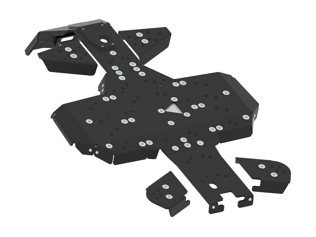 Kit plaques de protection plastique pour quad CFORCE 625 (2023+) (plastic) – protection châssis complète, robuste et durable