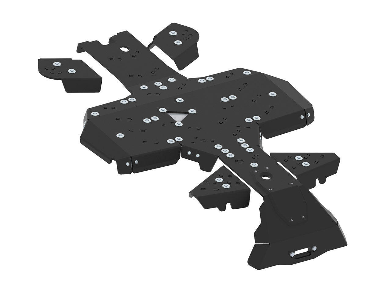 Kit plaques de protection plastique pour quad CFORCE 625 (2023+) (plastic) – protection châssis complète, robuste et durable