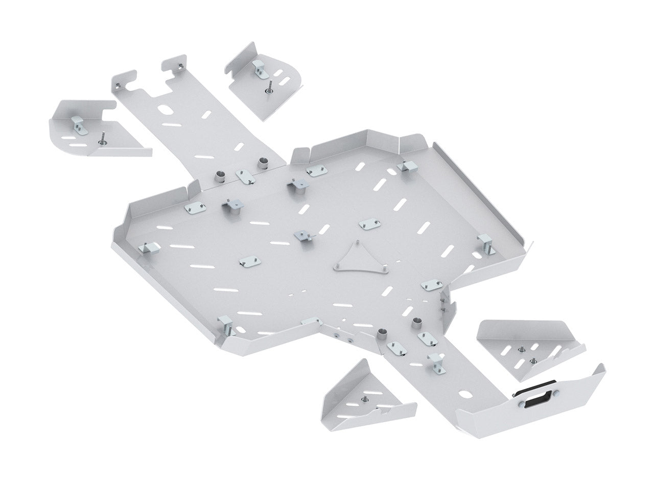 Kit plaques de protection aluminium pour quad CFORCE 625 Touring (2023+) (aluminium) – protection châssis complète, robuste et durable