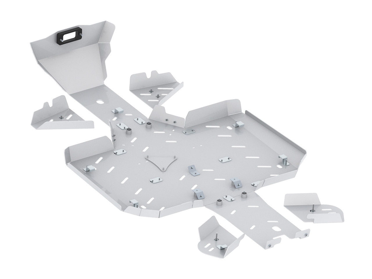 Kit plaques de protection aluminium pour quad CFORCE 625 Touring (2023+) (aluminium) – protection châssis complète, robuste et durable