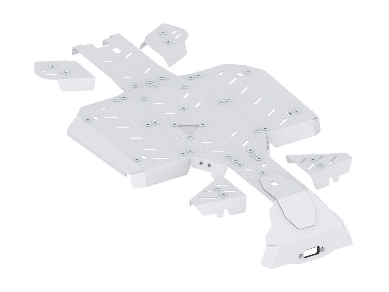 Kit plaques de protection aluminium pour quad CFORCE 625 Touring (2023+) (aluminium) – protection châssis complète, robuste et durable