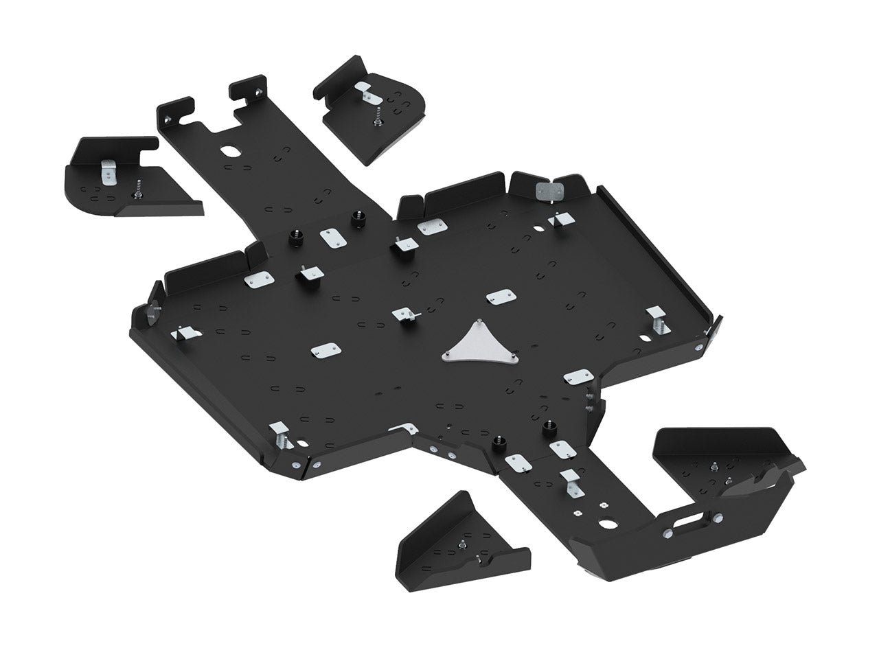 Kit plaques de protection plastique pour quad CFORCE 625 Touring (2023+) (plastic) – protection châssis complète, robuste et durable