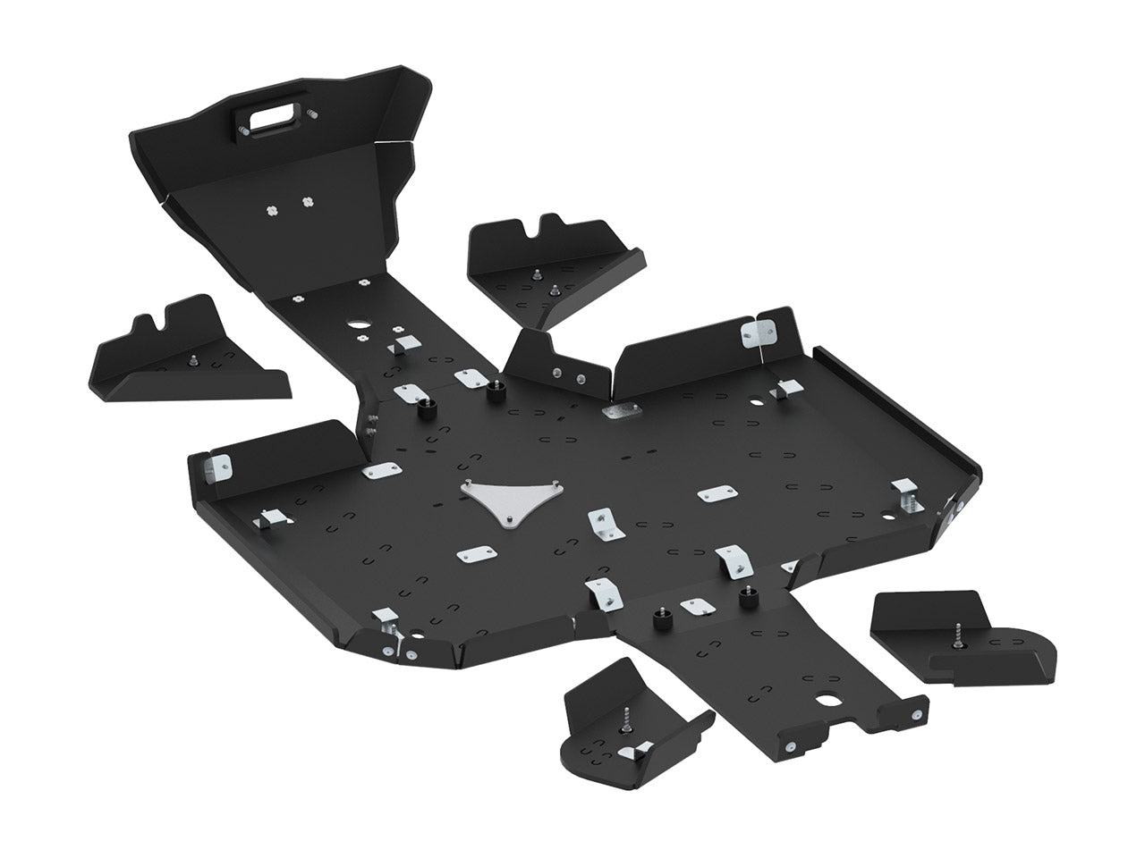 Kit plaques de protection plastique pour quad CFORCE 625 Touring (2023+) (plastic) – protection châssis complète, robuste et durable