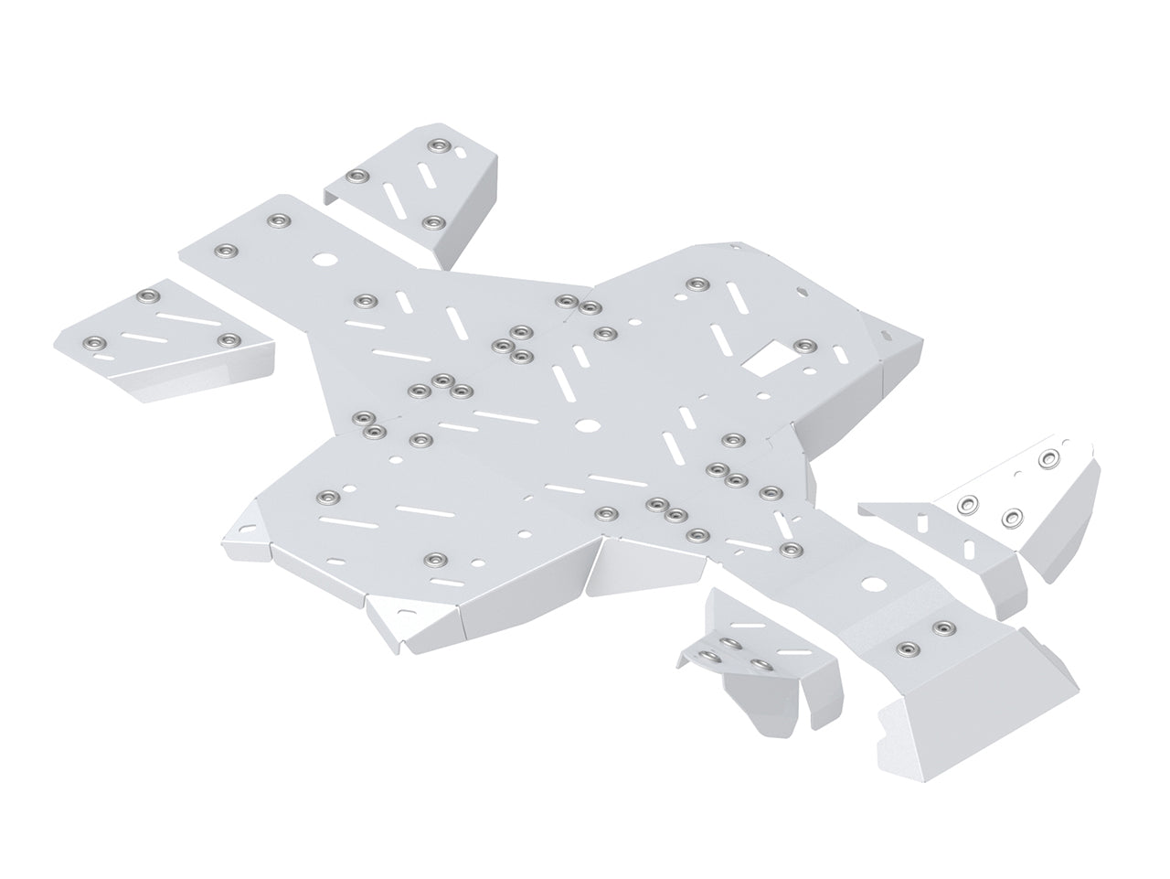 Kit plaques de protection aluminium pour quad XWOLF 700, XWOLF 550 (aluminium) – protection châssis complète, robuste et durable