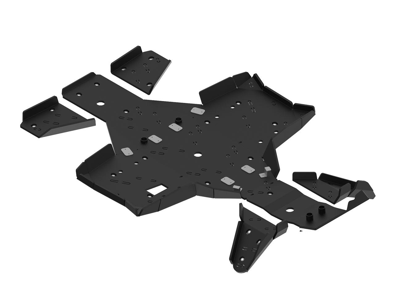 Kit plaques de protection plastique pour quad XWOLF 700, XWOLF 550 (plastic) – protection châssis complète, robuste et durable