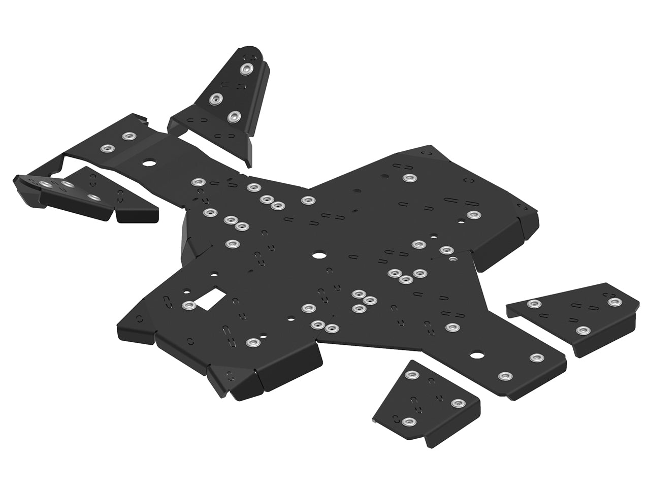 Kit plaques de protection plastique pour quad XWOLF 700, XWOLF 550 (plastic) – protection châssis complète, robuste et durable
