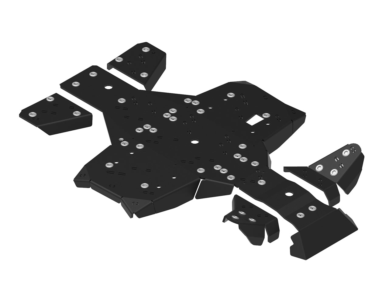 Kit plaques de protection plastique pour quad XWOLF 700, XWOLF 550 (plastic) – protection châssis complète, robuste et durable