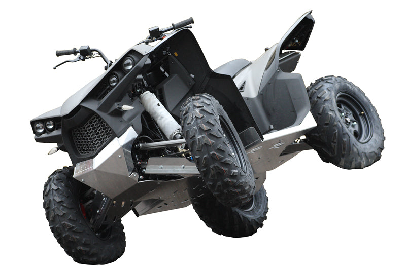 Kit plaques de protection aluminium pour quad 500 KingCobra (aluminium) – protection châssis complète, robuste et durable
