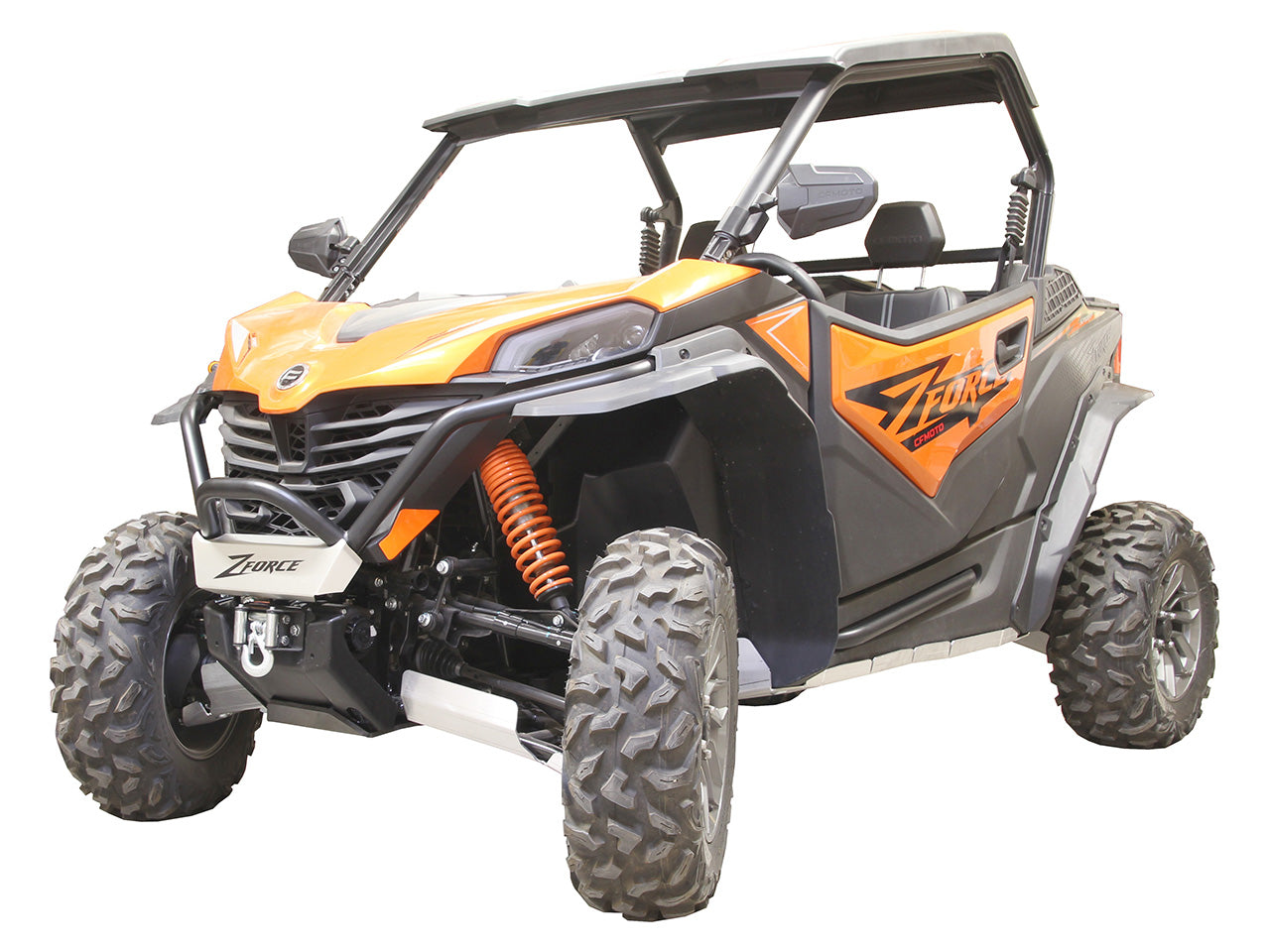 Kit plaques de protection aluminium pour quad ZFORCE 950 Sport (2023+) (aluminium+plastic) – protection châssis complète, robuste et durable