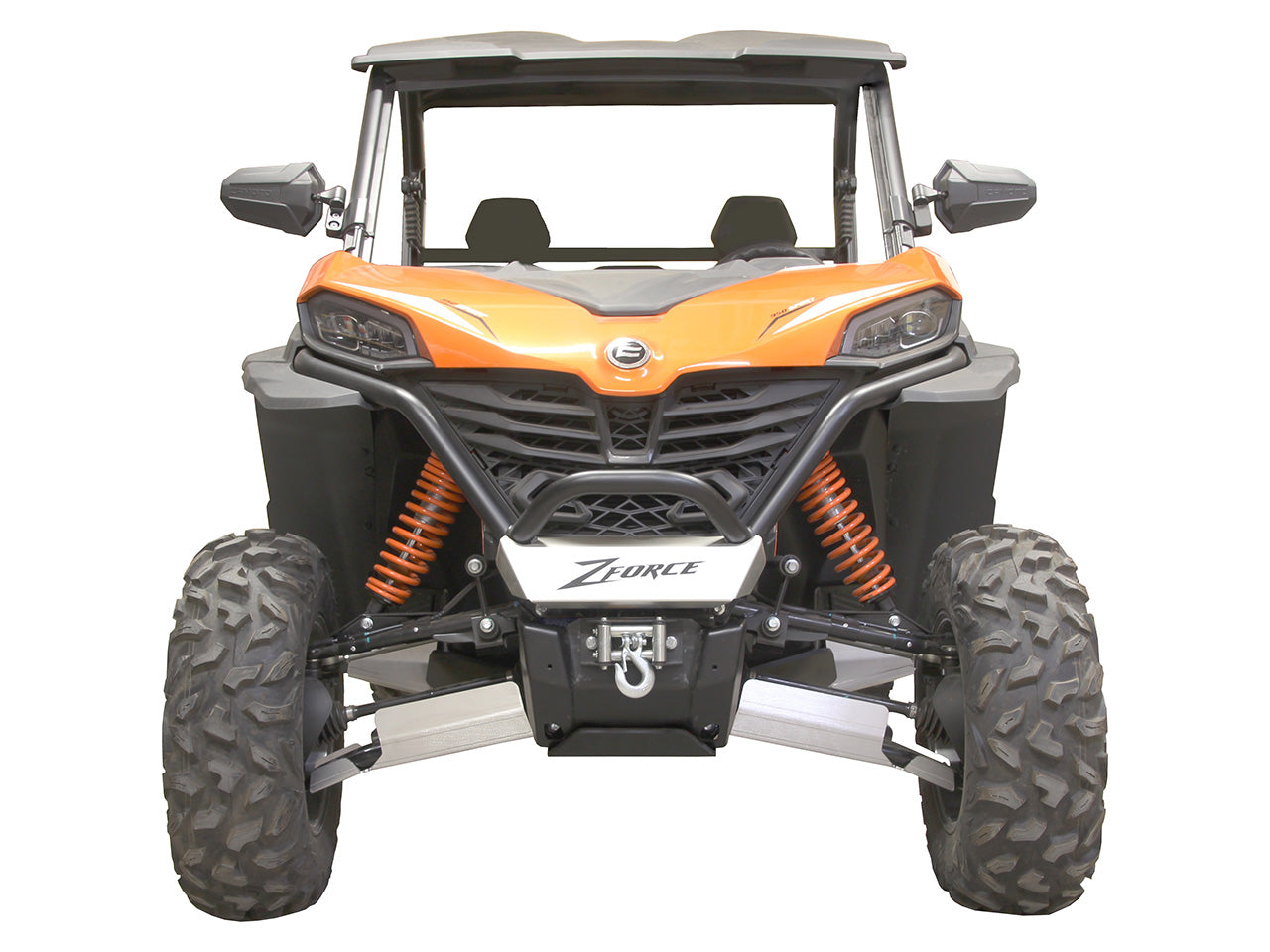 Kit plaques de protection aluminium pour quad ZFORCE 950 Sport (2023+) (aluminium+plastic) – protection châssis complète, robuste et durable
