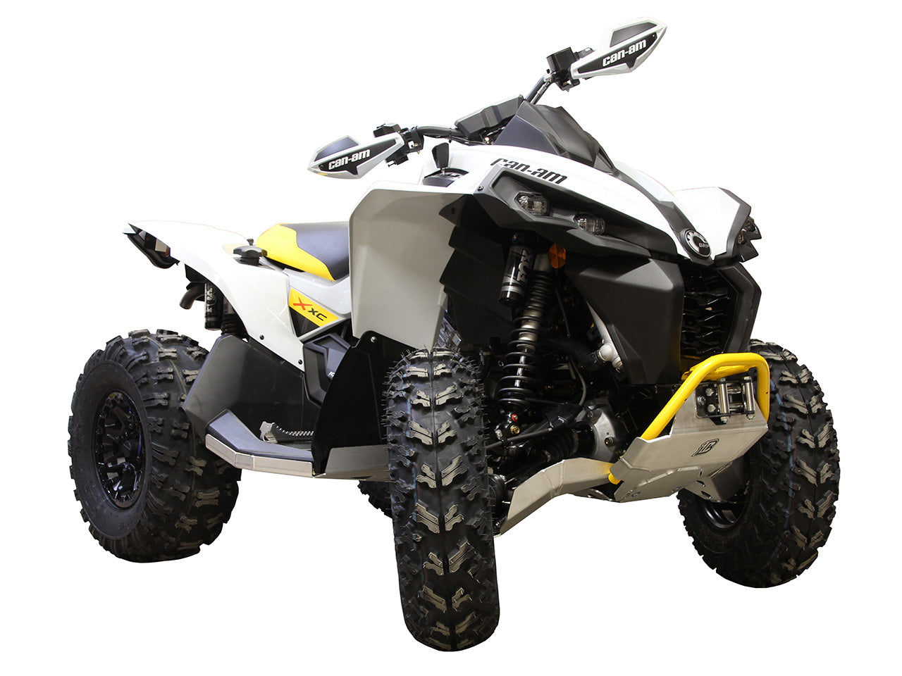 Kit plaques de protection aluminium pour quad Renegade G2 (2023+) (aluminium) – protection châssis complète, robuste et durable