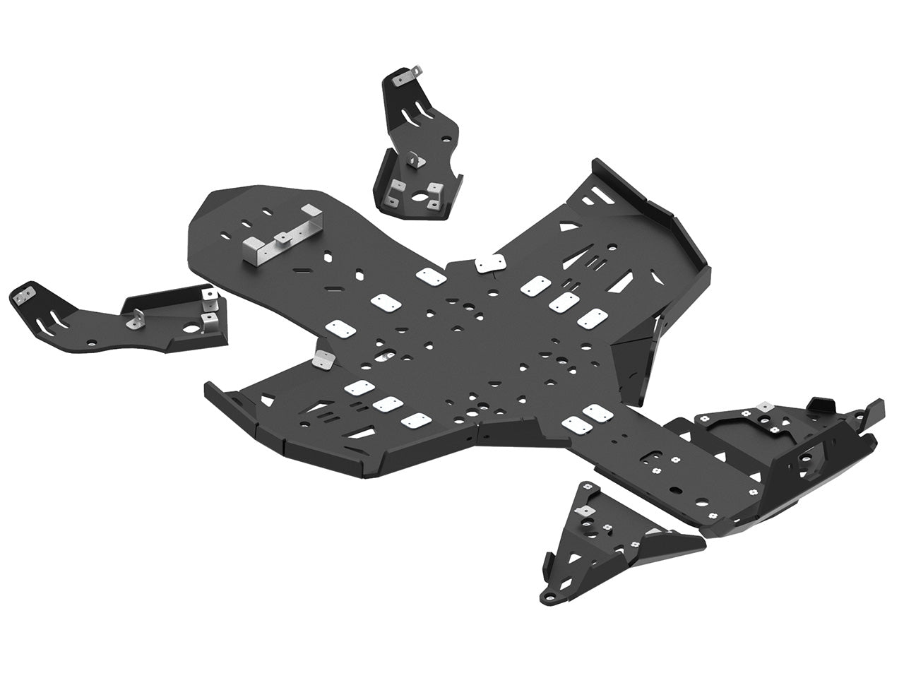Kit plaques de protection plastique pour quad Renegade G2 (2023+) (plastic) – protection châssis complète, robuste et durable
