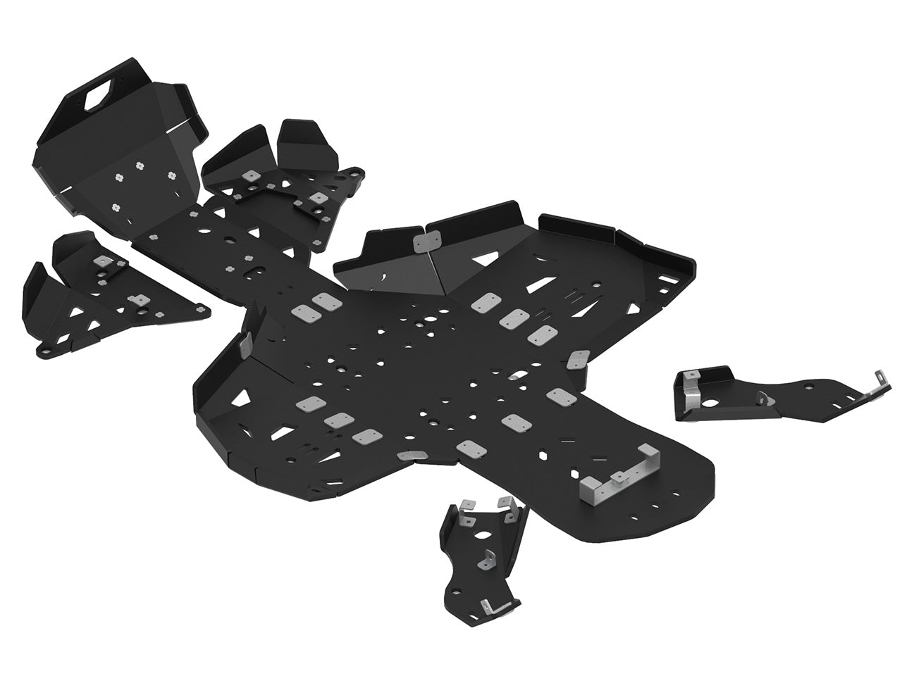Kit plaques de protection plastique pour quad Renegade G2 (2023+) (plastic) – protection châssis complète, robuste et durable